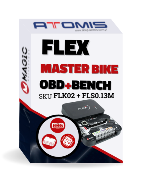 MagicMotorSport FLEX Master Bike ECU OBD + Bench (FLK02 + FLS0.13M)
