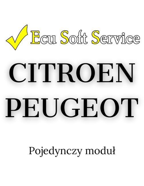 Ecu Soft Service - ESS0013 - Moduł Citroen, Peugeot