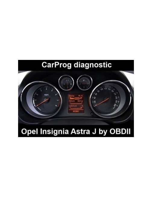 S7.17 - Opel Insignia, Astra J - programowanie licznika przez OBDII (CarProg A1 adapter)