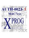 ELDB AUTORYZACJA XPROG AUTH-0023-1 MAC7xxx