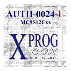 ELDB AUTORYZACJA XPROG AUTH-0024-1 MC9S12Cxx