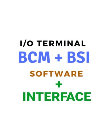 I/O TERMINAL PAKIET BSI / BCM + I/O TERMINAL HW14