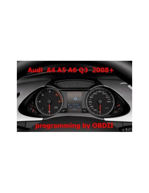 S7.24 Audi A4, A5, A6, Q5, Q7 2008+ dashboard programming by OBDII