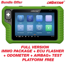 OBDSTAR SET02 - OBDSTAR KeyMaster G3 IMMO PACK + ODO METER +ECU Flasher + Airbag Reset + TEST PLATFORM FREE