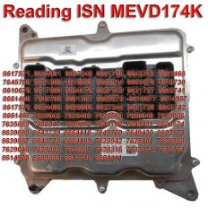 SKU66Module for reading and write ISN MEVD174K ( N20 ) via OBD