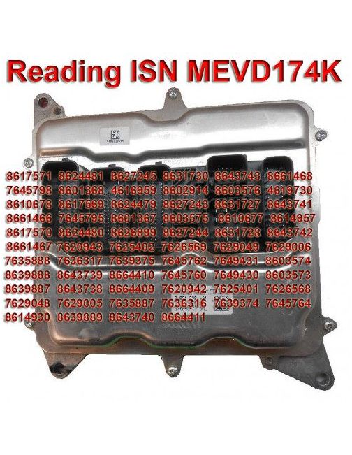 SKU66Module for reading and write ISN MEVD174K ( N20 ) via OBD