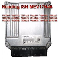 SKU56-Module for reading ISN MEV17N46 ( N46 Tricore) via OBD