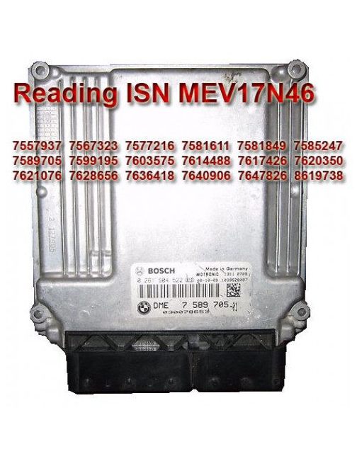 SKU56-Module for reading ISN MEV17N46 ( N46 Tricore) via OBD