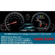 SET03- SKU85- Set, bmw-explorer with all the features for the mileage reset E, F, G series