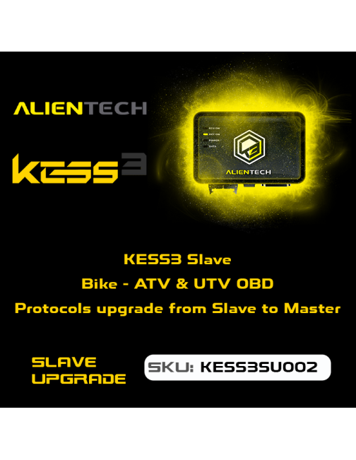 KESS3SU002 - KESS3 Slave - Bike - ATV & UTV OBD Protocols upgrade from Slave to Master