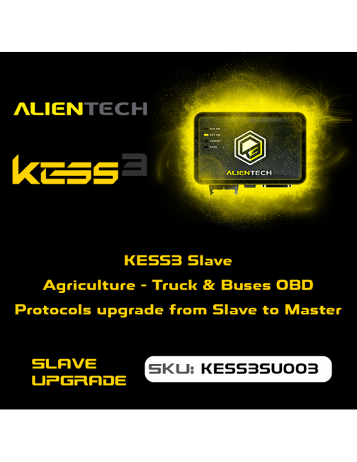 KESS3SU003 - KESS3 Slave - Agriculture - Truck & Buses OBD Protocols upgrade from Slave to Master