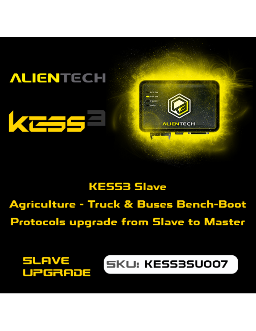 KESS3SU007 - KESS3 Slave - Agriculture - Truck & Buses Bench-Boot Protocols upgrade from Slave to Master