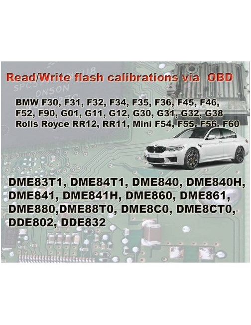 Set08-SKU81.1-BMW-Explorer basic and module Read\Write calibrations MDG1 and EGS 8HP