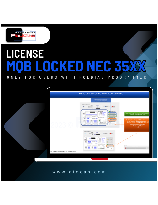 KPL03 - KEYMASTER POLDIAG LICENCJA MQB LOCKED NEC 35xx