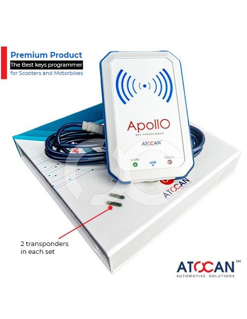 Apollo ATOCAN - Transponder key programmer for scooters and motorcycles