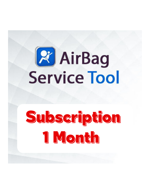 AST_SUBM1 - Airbag Service Tool 1 month subscription