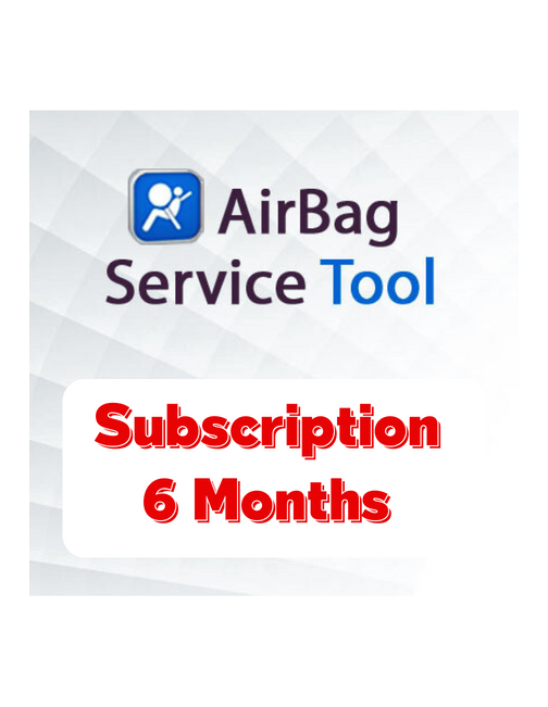 AST_SUBM6 - Airbag Service Tool - Subskrypcja na 6 miesięcy