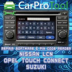 CPTSC03 - NISSAN LCN EU / OPEL TOUCH & CONNECT / SUZUKI Decoder Activation for CarProTool