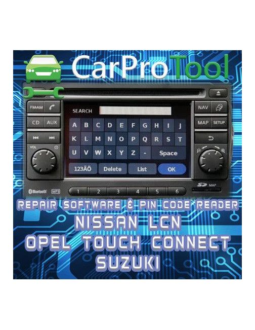 CPTSC03 - NISSAN LCN EU / OPEL TOUCH & CONNECT / SUZUKI Decoder Aktywacja dla CarProTool