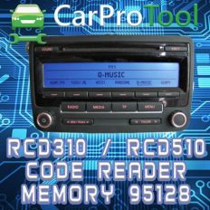 CPTSC05 - CAR RADIO RCD 310 / RCD 510 Code Reader. Activation for CarProTool.