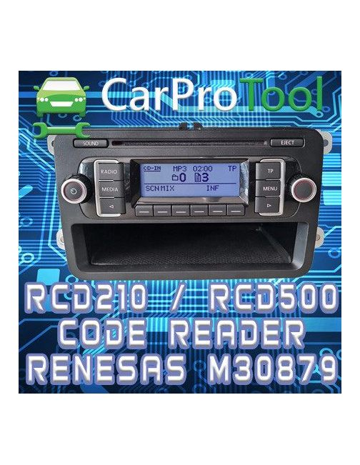 CPTSC06 - RCD 210 / RCD 500 Panasonic (Renesas M30879) Code Reader. Aktywacja dla CarProTool-a.