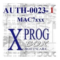 AUTH0023-1 - MAC7xxx Autoryzacja X-PROG ELDB