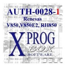 AUTH0028-1 - V850,V850E2,RH850 Autoryzacja XPROG ELDB