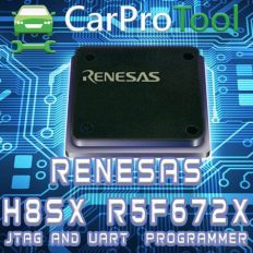 CPTSP10 - Renesas H8SX R5F6172x JTAG UART CAN Programmer CRASH DATA Remover. Activation for CarProTool