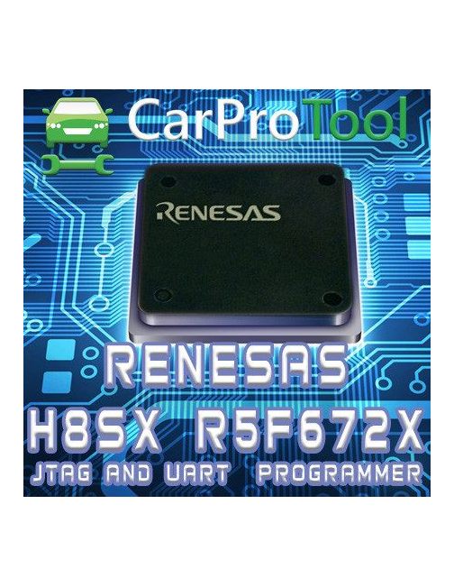 CPTSP10 - Renesas H8SX R5F6172x JTAG UART CAN Programmer CRASH DATA Remover. Activation for CarProTool