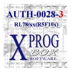 AUTH0028-3 - Renesas RL78 Authorization XPROG ELDB