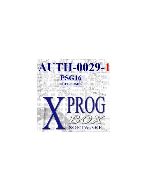 AUTH0029-1 - PSG16 Autoryzacja XPROG ELDB