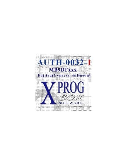 AUTH0032-1 - MB9DFxxx Autoryzacja XPROG ELDB