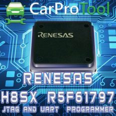 CPTSP11 - Renesas H8SX R5F61797 J-TAG UART CAN Programmer CRASH DATA Remover. Activation for CarProTool.