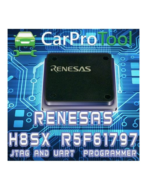 CPTSP11 - Renesas H8SX R5F61797 J-TAG UART CAN Programmer CRASH DATA Remover. Activation for CarProTool.