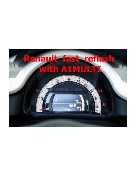 S7.54 - Instrument cluster fast flashing with A1MULTI adapter for Renault