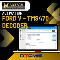 MRTSW10 - Ford V TMS470 Decoder MARTECH Activation