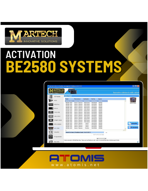 MRTSW13 - BE2580 Systems MARTECH Activation