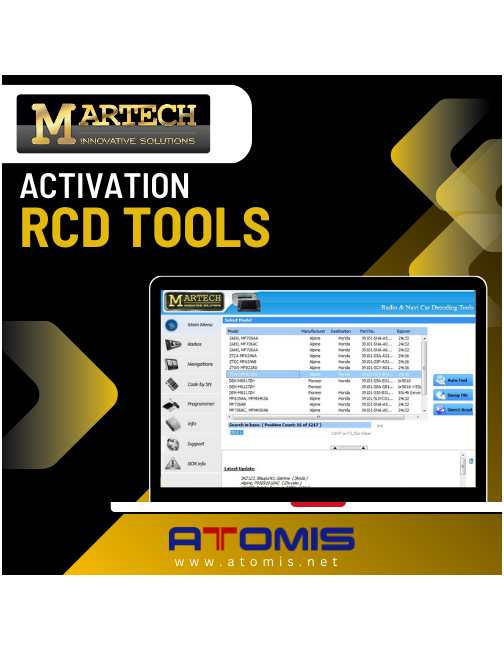 MRTSW15 - RCD Tools MARTECH Activation