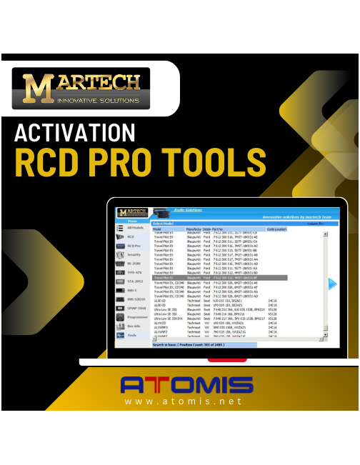 MRTSW16 - RCD PRO Tools MARTECH Activation