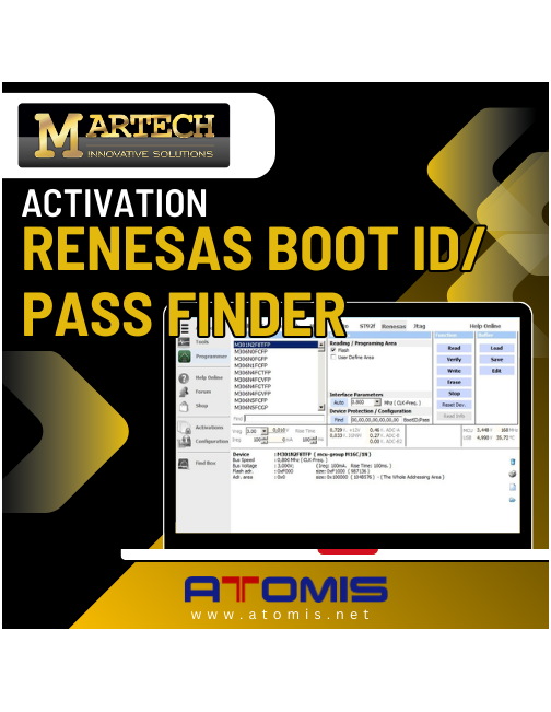 MRTSW21 - Aktywacja MARTECH Renesas Boot ID/Pass Finder