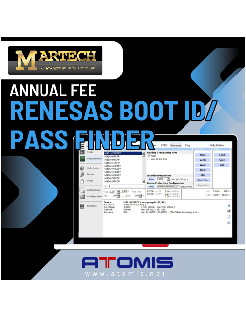 MRTSUB03 - Abonamet MARTECH 1 rok Renesas Boot ID/Pass Finder