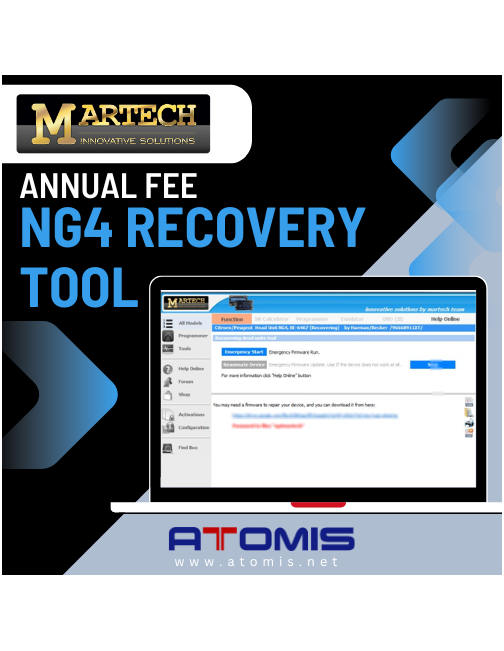 MRTSUB04 - MARTECH Abonament 1 rok NG4 Recovery Tool