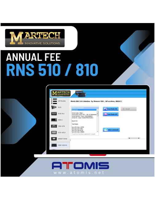 MRTSUB07 - Abonament 1 rok MARTECH RNS 510 / 810