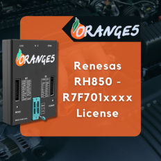 ORG5L03 - Renesas RH850 - R7F701xxxx License for Orange5
