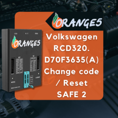 ORG5L08 - Volkswagen RCD320. D70F3635(A) Zmień kod / Reset SAFE 2