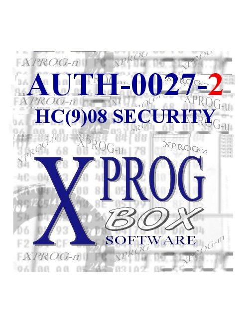 ELDB AUTORYZACJA XPROG AUTH-0027-2 HC(9)08 security