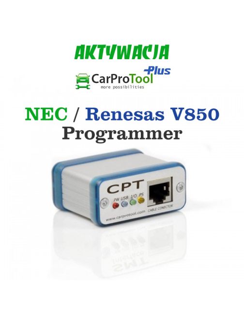 Aktywacja CarProTool - Renesas / NEC V850 