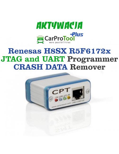Aktywacja CarProTool - Renesas H8SX R5F6172x JTAG UART CAN  